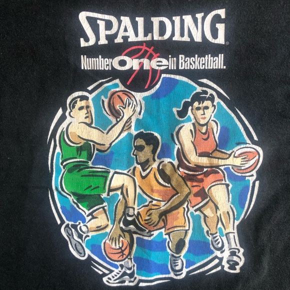 Spalding 90s vintage tee size xl - Picture 2 of 3